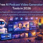Free AI Podcast Video Generator Tools in 2026 complete beginner guide